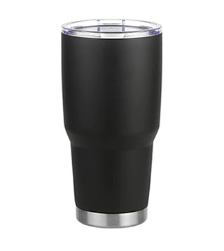 ICOL-B-016 - 30 Oz. Insulated Stainless Steel Tumbler - Black